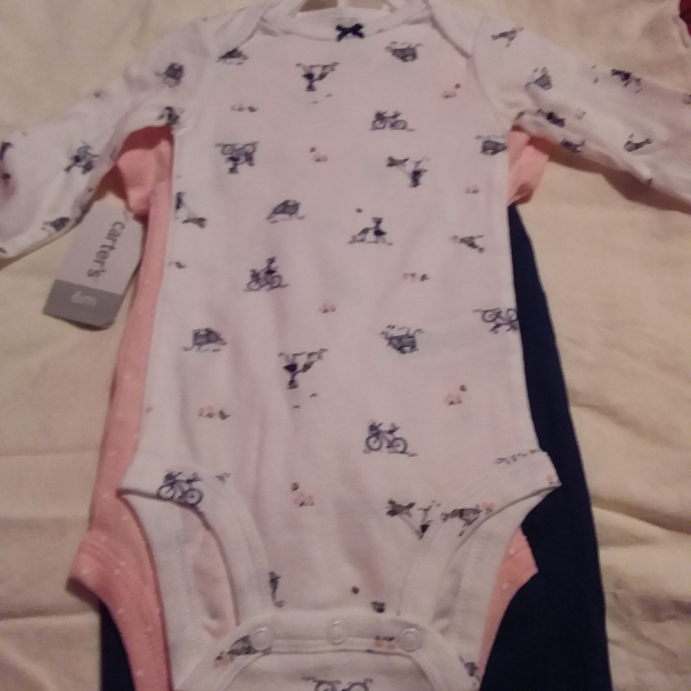 NWT 6M 3 piece outfit set